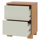 Ver imagem 6 de Mesa de Cabeceira 2 Gavetas 54cm Click D03 Freijó Off White - Lyam Decor