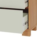 Ver imagem 7 de Mesa de Cabeceira 2 Gavetas 54cm Click D03 Freijó Off White - Lyam Decor