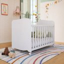Ver imagem 7 de Kit Quarto de Bebê Berço com Cômoda Uli Cor Branco 100% MDF