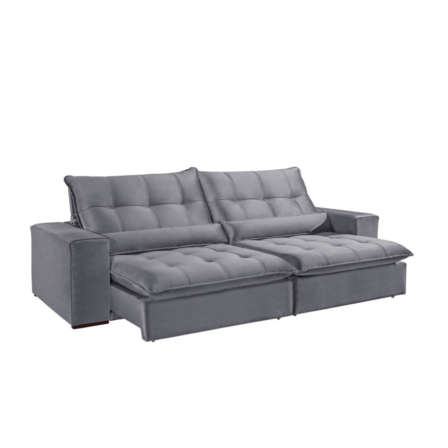 Sofá Retrátil/Reclinável 280cm 5 Lugares Mercedes - 2