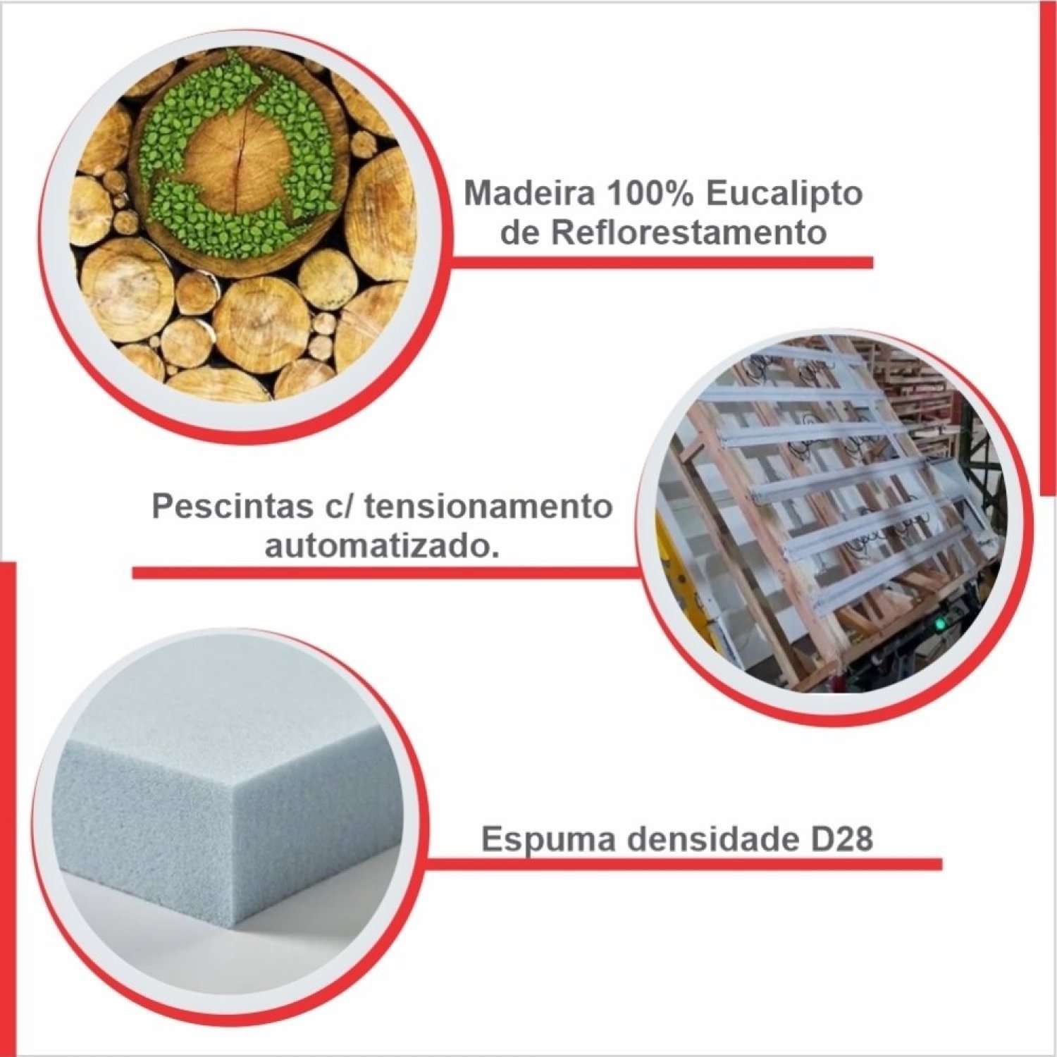 Sofá Retrátil/Reclinável 280cm 5 Lugares Mercedes - 10