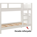Ver imagem 5 de Beliche Seguro - Suporta 100kg/cama com 2 Colchões D20:branco
