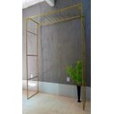 Ver mais imagens de Kit Gazebo + Esteira de Palha Taboa para Decorar Jardins com Flores, 120cm Portátil e Desmontável