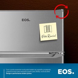 Frigobar Eos 88 Litros Duplex Inox Efb140di 110v - 4