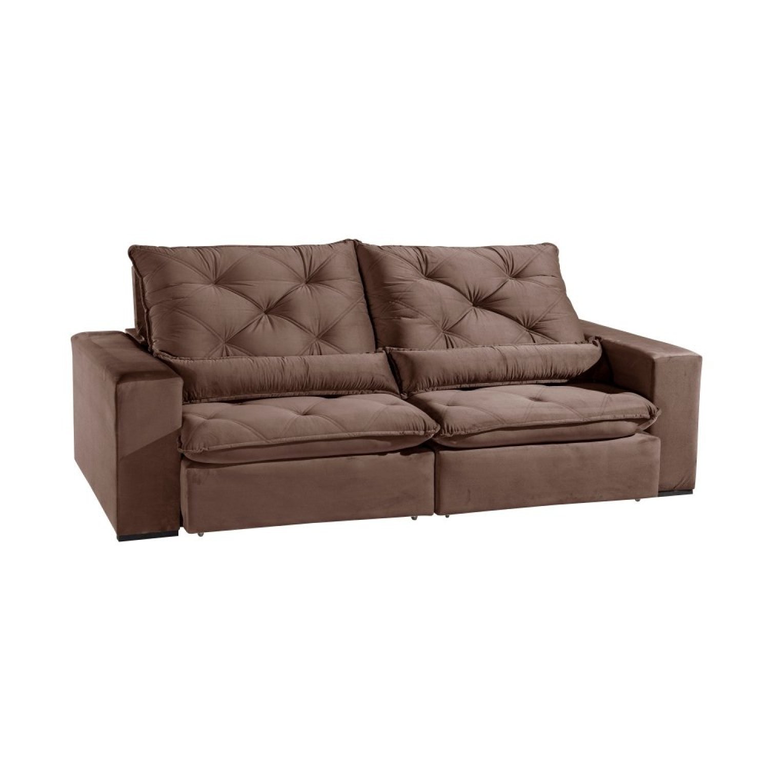 Sofá Retrátil/Reclinável 210cm 3 Lugares Ibiza - 8