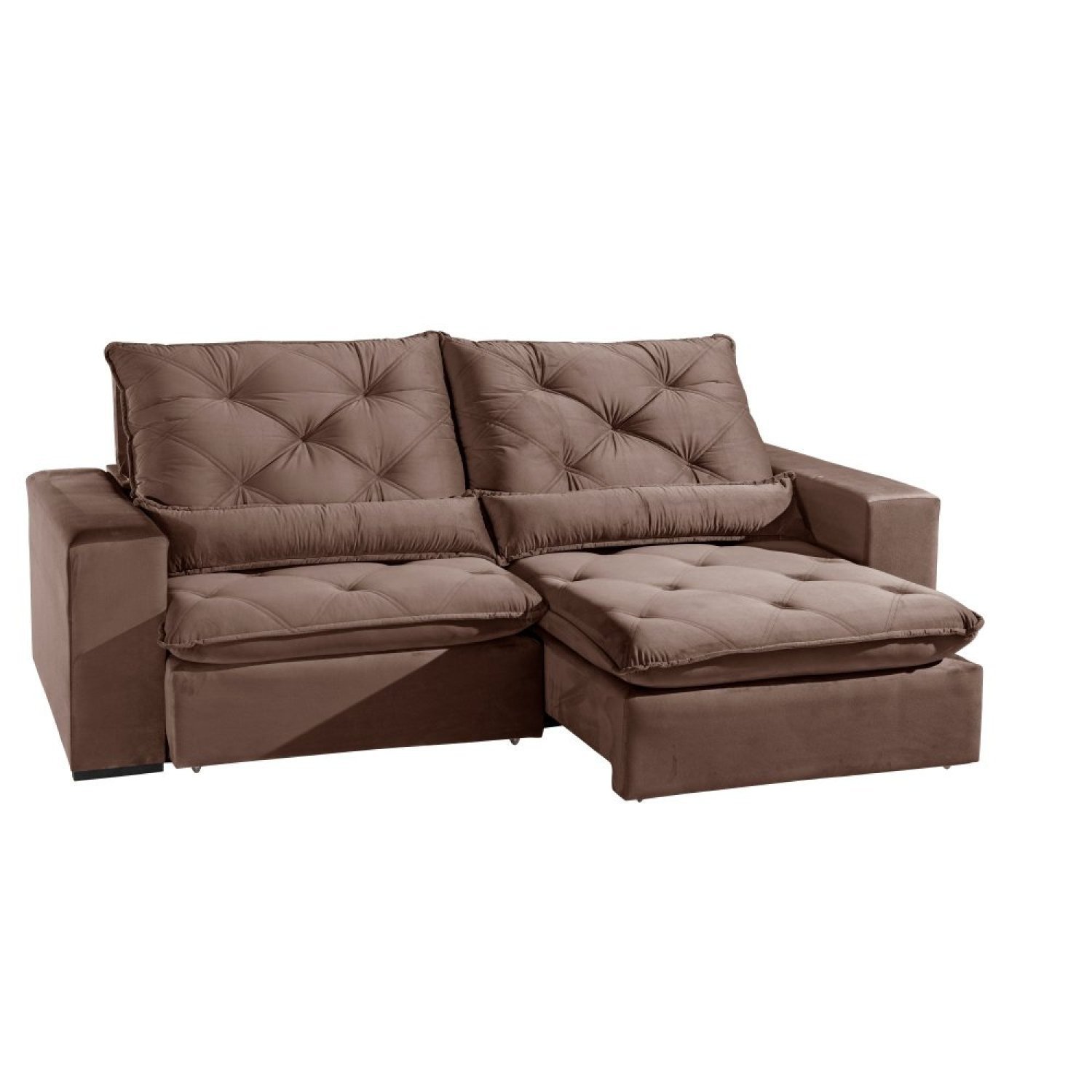 Sofá Retrátil/Reclinável 210cm 3 Lugares Ibiza - 6
