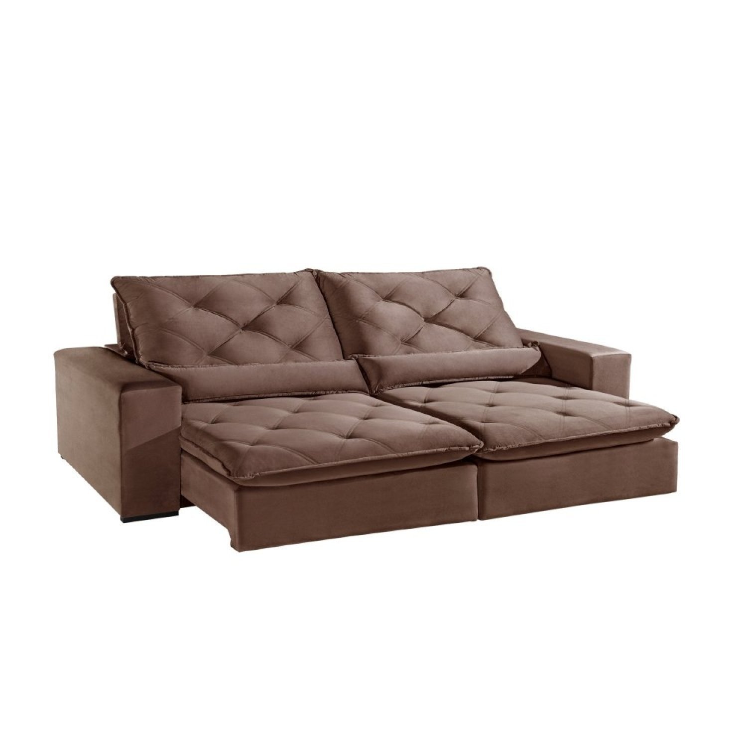 Sofá Retrátil/Reclinável 210cm 3 Lugares Ibiza - 2