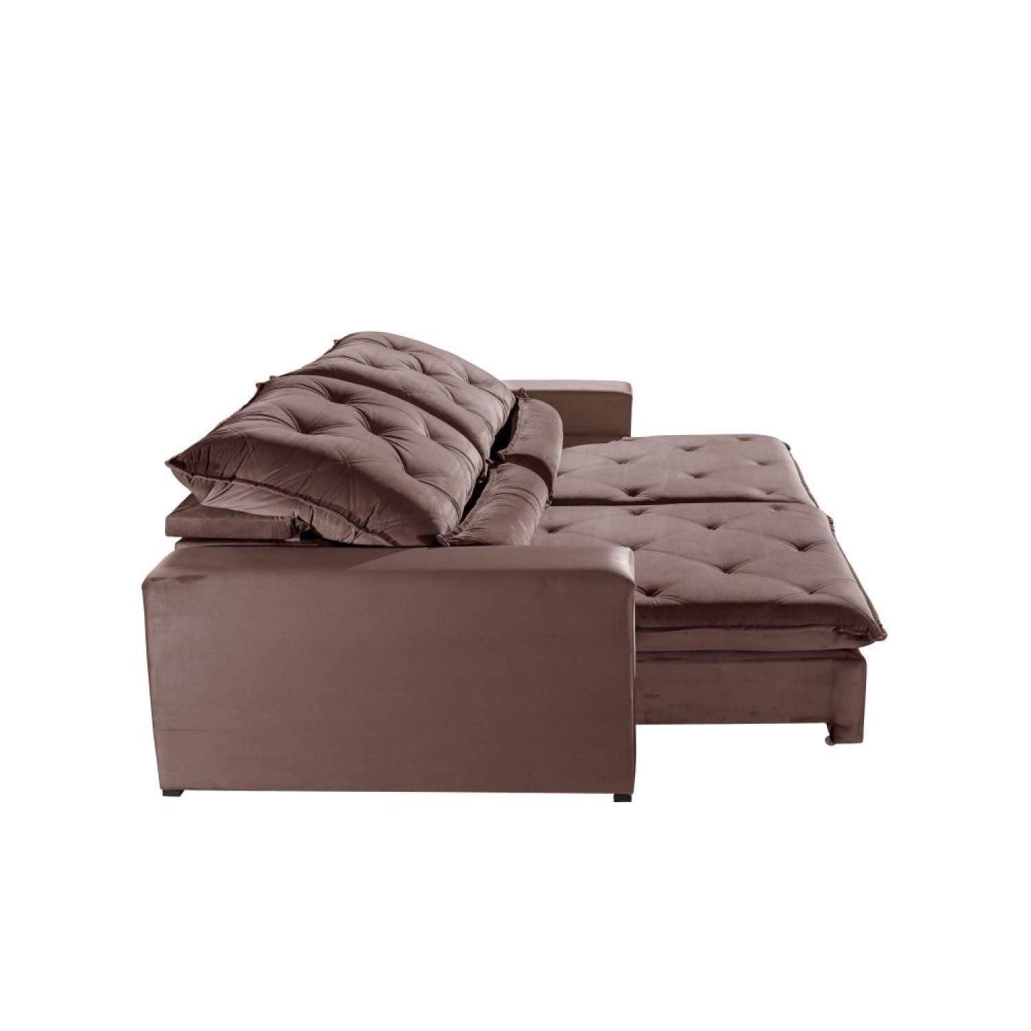 Sofá Retrátil/Reclinável 210cm 3 Lugares Ibiza - 5