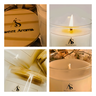 Vela Aromatica Artesanal Perfumada - Cascas e Folhas - 5