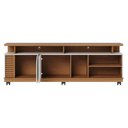 Ver imagem 3 de Rack Bancada Jurerê 1.8 com Painel Suspenso Extensivo Leme Freijó Off White Matte - Colibri