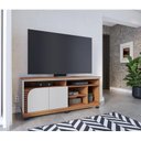 Ver imagem 7 de Rack Bancada Jurerê 1.8 com Painel Suspenso Extensivo Leme Freijó Off White Matte - Colibri