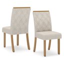 Ver imagem 7 de Conjunto Sala de Jantar Tampo MDF Canto Reto 6 Cadeiras Helena