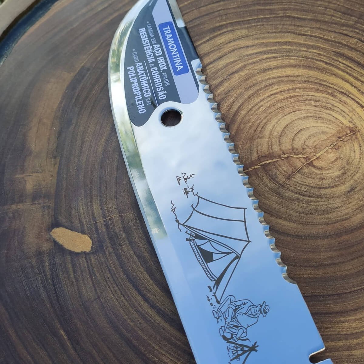 Tang Lida Facão Para Mato Tramontina 12' de Camping Aço Inox Grande para Lida ...