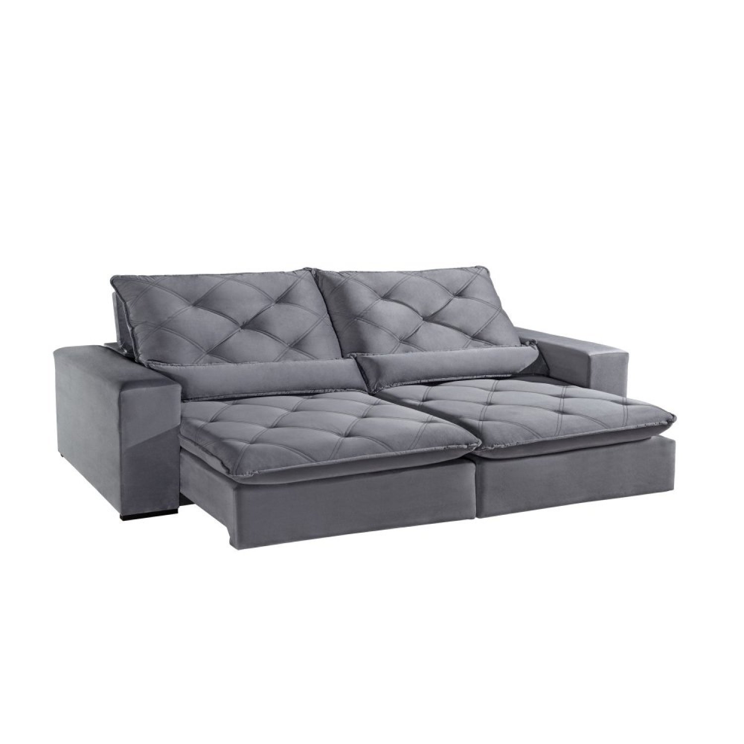 Sofá Retrátil/Reclinável 230cm 3 Lugares Ibiza - 2