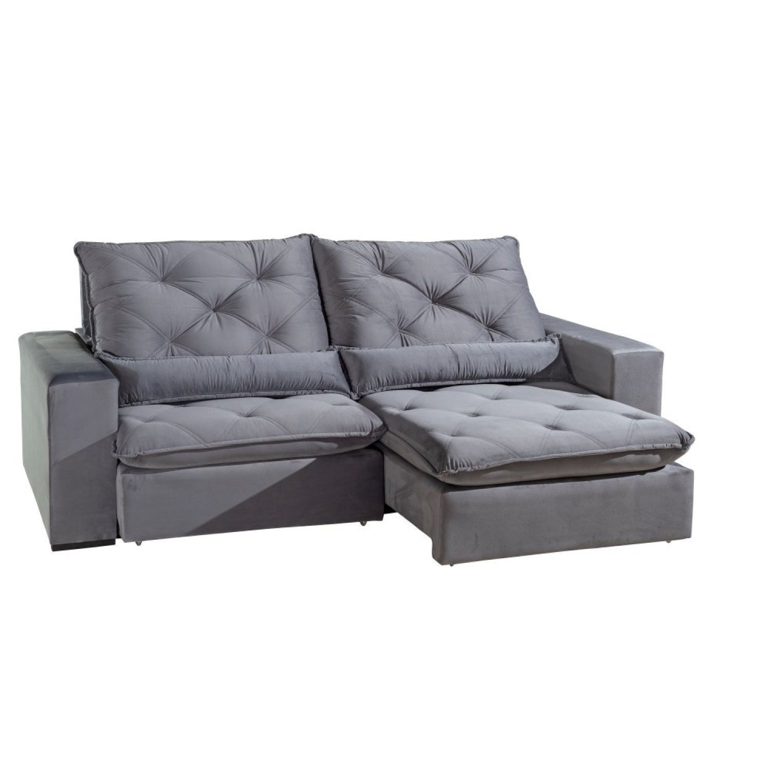 Sofá Retrátil/Reclinável 230cm 3 Lugares Ibiza - 6