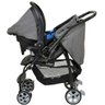 Travel System Burigotto Carrinho de Bebê com Bebê Conforto Rio K + Touring Preto Mescla - 4