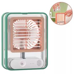 Ventilador Portátil Umidificador - 3 Velocidades - Branco - 11
