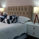 Ver imagem 3 de CABECEIRA ESTOFADA CAPITONE LUNA SUEDE LISO MASCAVO SOLTEIRO 90 X 60 RBL