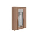 Ver imagem 5 de Guarda Roupa Solteiro 4 Portas e 2 Gavetas C- Espelho Alonzo New Rovere-amêndoa - Lopas