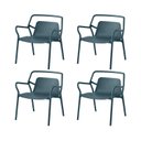 Ver imagem 3 de Conjunto 4 Poltronas Cadeira Jardim Litorânea Enjoy Rivatti