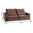 Ver imagem 3 de Sofá Retrátil/Reclinável 290cm 5 Lugares Ibiza