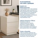 Ver mais imagens de Gaveteiro Ripado com 2 Gavetas Samambaia CabeCasa MadeiraOriginals