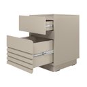 Ver imagem 4 de Gaveteiro Ripado com 2 Gavetas Samambaia CabeCasa MadeiraOriginals Bege/Off White
