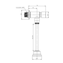 Válvula Descarga Mictório Automática C/fechamento Automático - 3