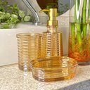 Ver imagem 2 de Kit Lavabo Vidro Banheiro Dispenser Líquido Saboneteira 041