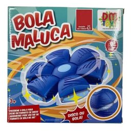 Bola Maluca Divertida Abre e fecha Azul com Luzes de LED - 4