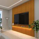 Ver imagem 2 de Painel Ripado Com LED 184x250 Para TV 75 Polegadas Nobre Gelius Naturale