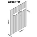 Ver mais imagens de Painel Ripado Com LED 184x250 Para TV 75 Polegadas Nobre Gelius Naturale