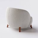 Ver imagem 6 de Poltrona Beirute em Linho Safira Off White - Home Mobily