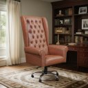 Ver imagem 1 de Cadeira Presidente Consul Chesterfield Courissimo Moca