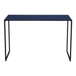 Escrivaninha De Aço Slim Estudos Vintage Industrial Preto ClickForte Mesa Para Escritório Estilo Ind - 3