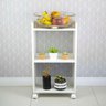 Estante Multiuso Nicho Organizador Móvel com Rodízio 40cm - 5