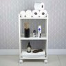 Estante Multiuso Nicho Organizador Móvel com Rodízio 40cm - 4