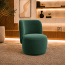 Ver imagem 3 de Poltrona Decorativa Bia Orgânica Veludo Recepção Sala Estar Quarto