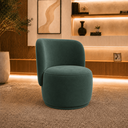Ver imagem 1 de Poltrona Decorativa Bia Orgânica Veludo Recepção Sala Estar Quarto