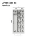 Ver imagem 3 de Guarda-Roupa Modulado 2 Portas com Espelhos 5 Nichos Branco Neo Madesa 02