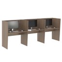 Ver imagem 1 de Mesa de Trabalho Call Center 3 Lugares Tripla Fechada - Affara