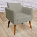 Ver imagem 6 de Poltrona Marisa Suede Pés Palito Castanho marrom Rato