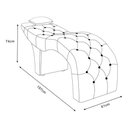 Ver imagem 5 de Maca Luxo em Courino Capitone Fendi para Clinica de Estética Bz Home Decor