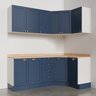 Cozinha Modulada 6 Peças com Tampo 3 Aéreos 6 Portas e 3 Balcões Arizona CabeCasa MadeiraMadeira - 9