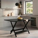 Ver imagem 3 de Mesa Dobrável 120x70 6 Lugares Retangular Madeira Maciça Loja Doce Lar