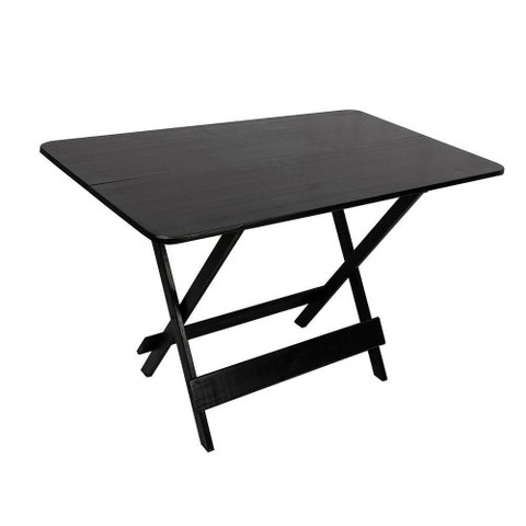Mesa Dobrável 120x70 6 Lugares Retangular Madeira Maciça Loja Doce Lar