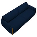 Ver mais imagens de Conjunto Sofá 3 Lugares 223cm e Poltrona 98cm Amaranto M22 Veludo Azul Marinho - Mpozenato