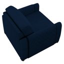 Ver imagem 7 de Conjunto Sofá 3 Lugares 223cm e Poltrona 98cm Amaranto M22 Veludo Azul Marinho - Mpozenato