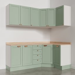 Cozinha Modulada 6 Peças com Tampo 3 Aéreos 6 Portas e 3 Balcões Arizona CabeCasa MadeiraMadeira - 9