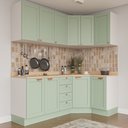 Ver imagem 2 de Cozinha Modulada 6 Peças com Tampo 3 Aéreos 6 Portas e 3 Balcões Arizona CabeCasa MadeiraOriginals